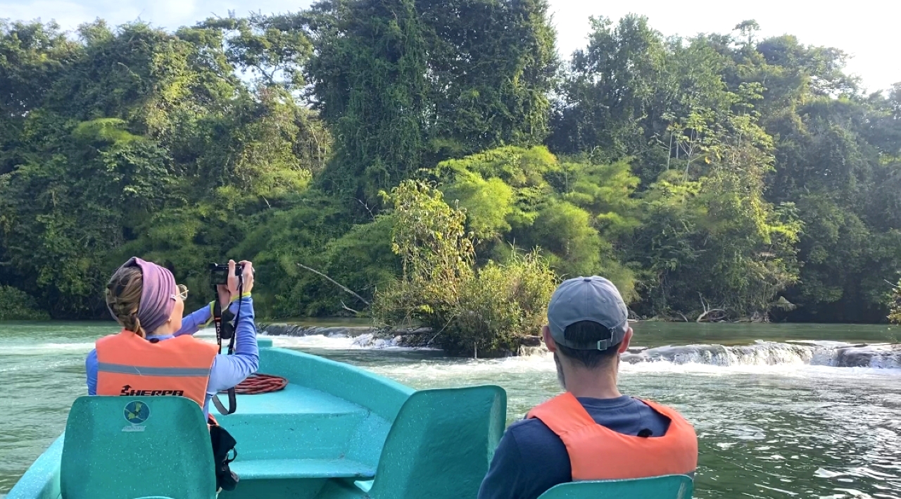 Paseo en lancha en chiapas